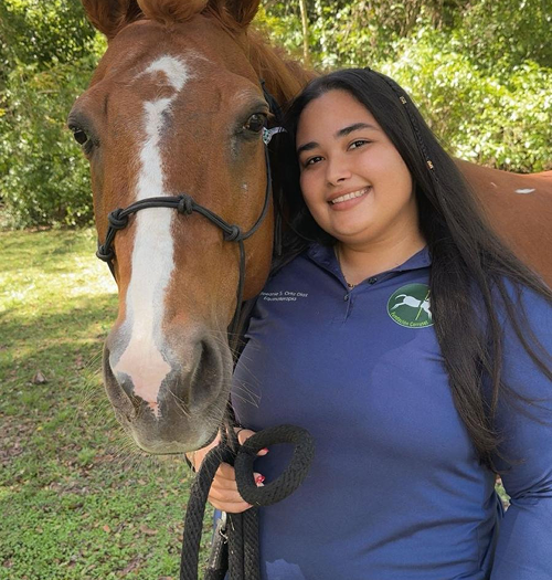 Foto de Selena Ortiz Equinoterapeuta
